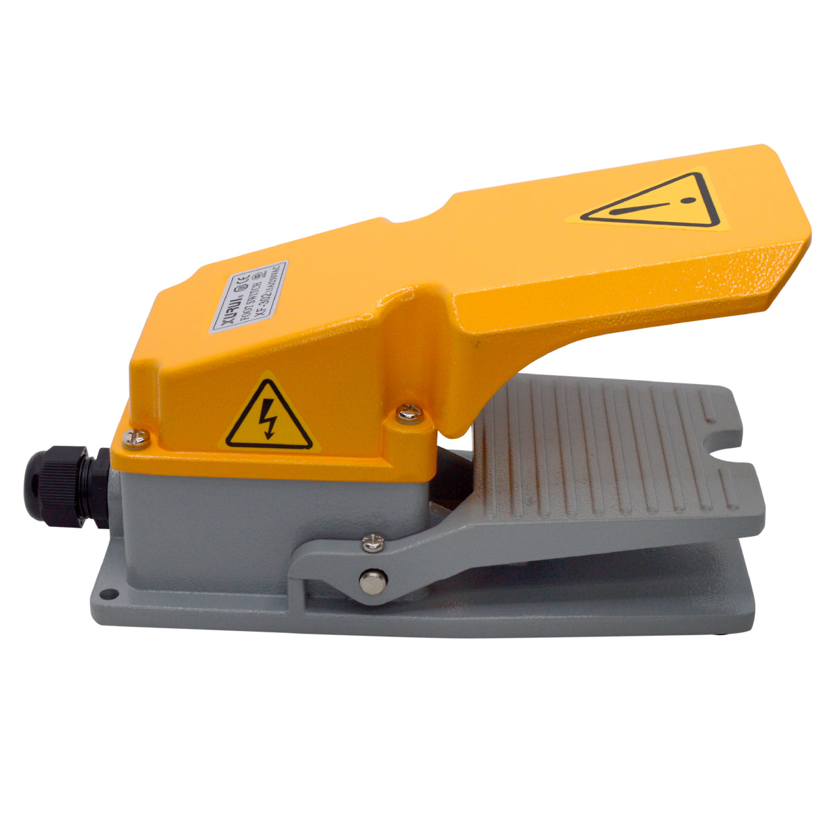 XF-302 - INTERRUPTOR DE PEDAL 15A 220VCA GRANDE CON CUBIERTA CUERPO DE METAL NA