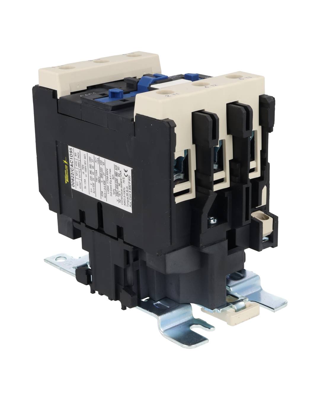CAC-9520 — CONTACTOR 95A-CA3 125A-CA1 ANTS LC95125-20, 220VCA, TRABAJO LIVIANO, CONTACTOR AUXILIAR 1NA+1NC
