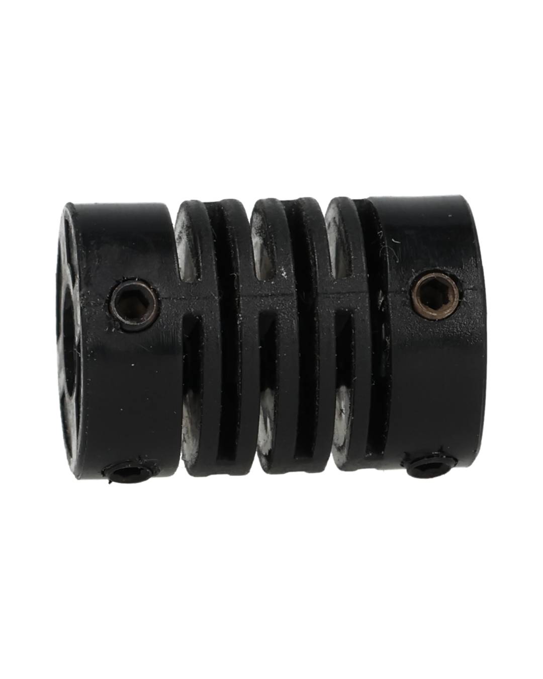 DR2-S-6X6 — COPLE FLEXIBLE PLASTICO 6X6MM, D/EXT 15M M, LONG/21MM TORQUE 1.5Nm, VELOCIDAD 6000RPM MAX.