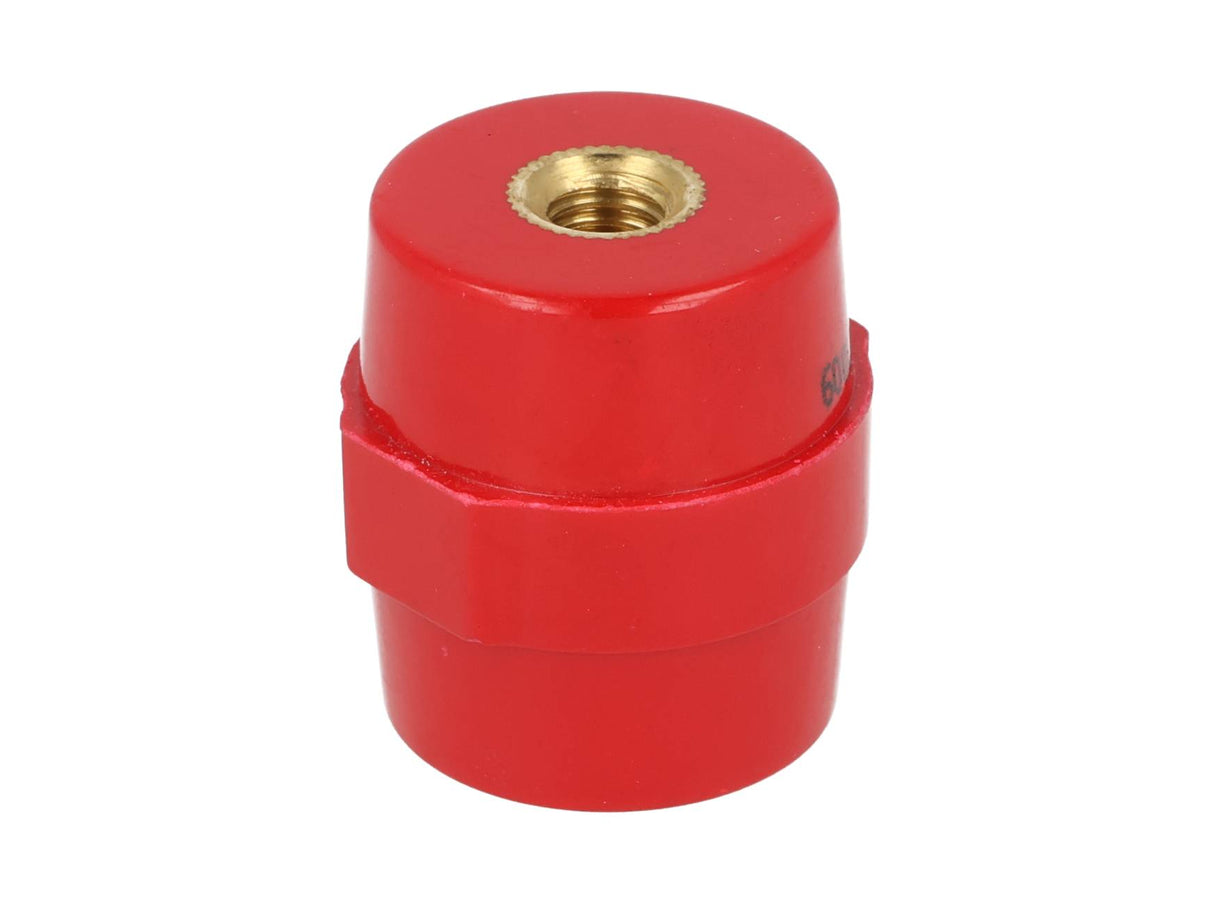 INS-35 — AISLADOR DE RESINA, AWG 35mm, ROSCA M8, CON TORNILLOS 8 X 35 PAVONADOS, AISLAMIENTO 10KV