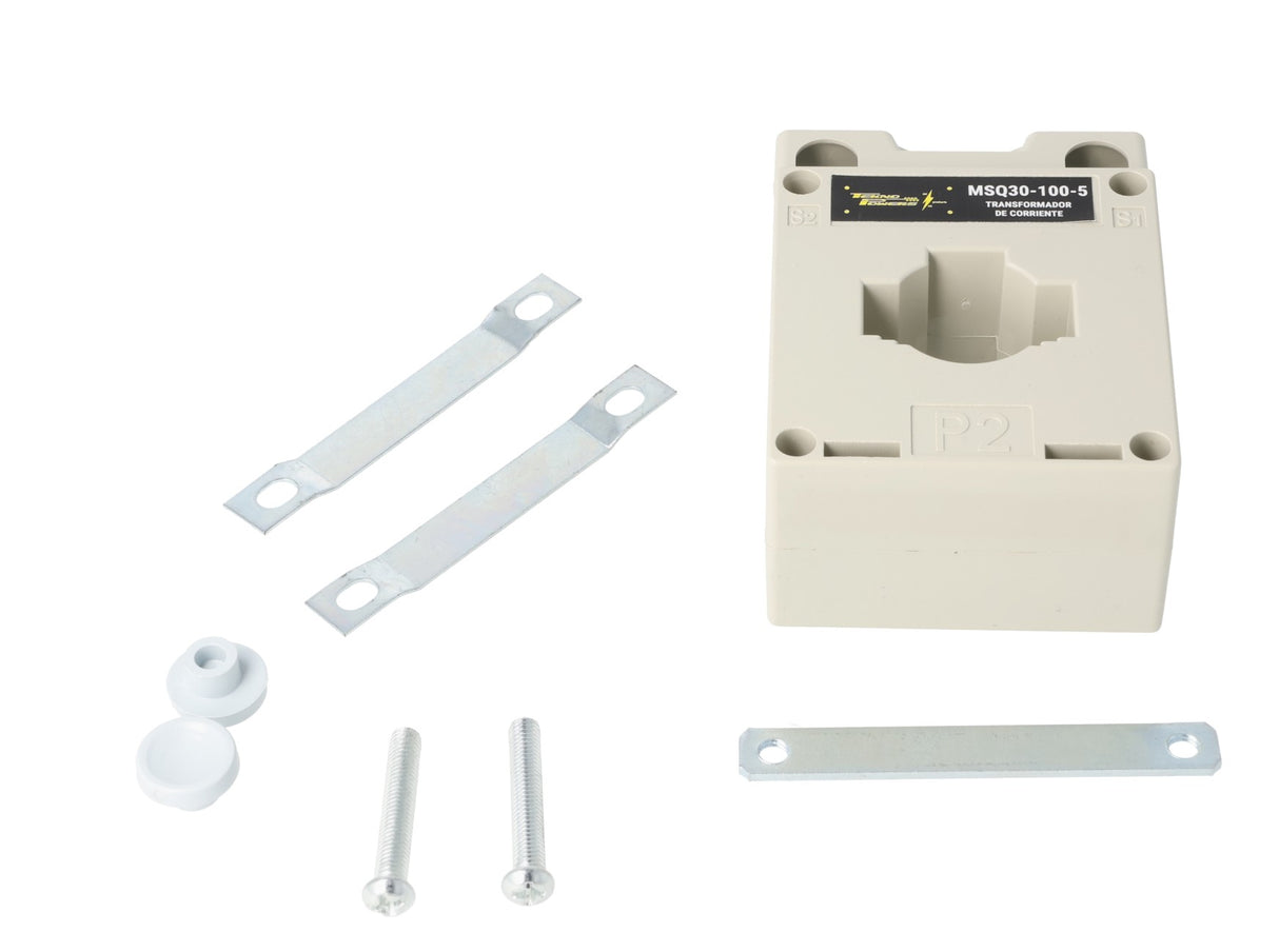 MSQ30-100-5 — TRANSFORMADOR DE CORRIENTE (DONA) 100/5A VENTANA 30 X 10mm, 660VMAX CLASE 1.5