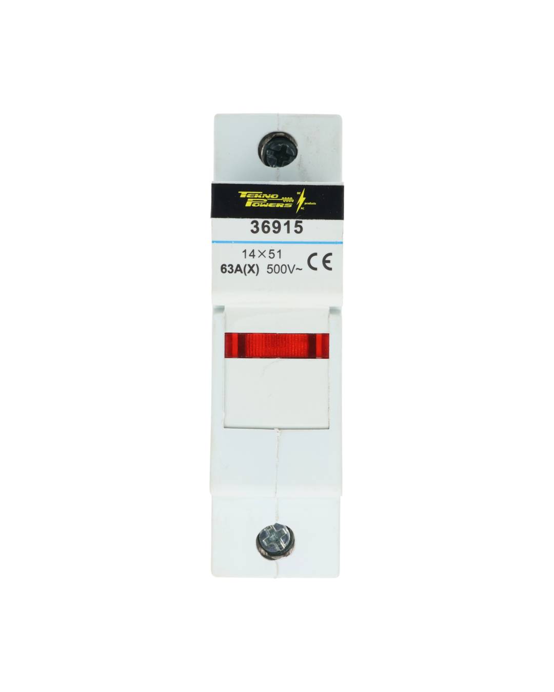 RT18L-63A — PORTAFUSIBLE CON LED 63A/500V, PARA FUSIBLE14 X 51mm RIEL DIN