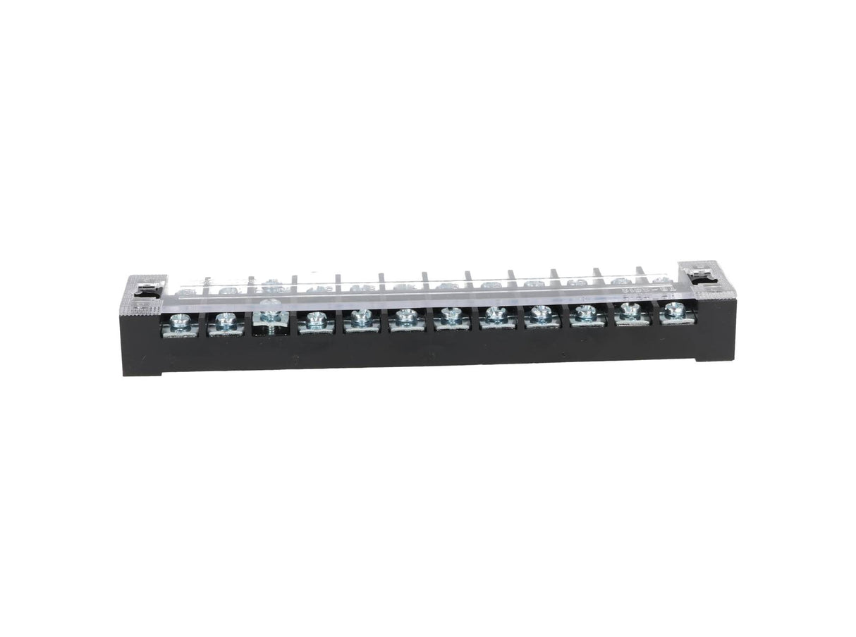 TB-2512 — BLOQUE DE TERMINALES MONTAJE FIJO 25AMP12 POLOS, 600V, CALIBRE 14 AWG, 100¡C (A PRUEBA DE FUEGO) , 19x162x30mm