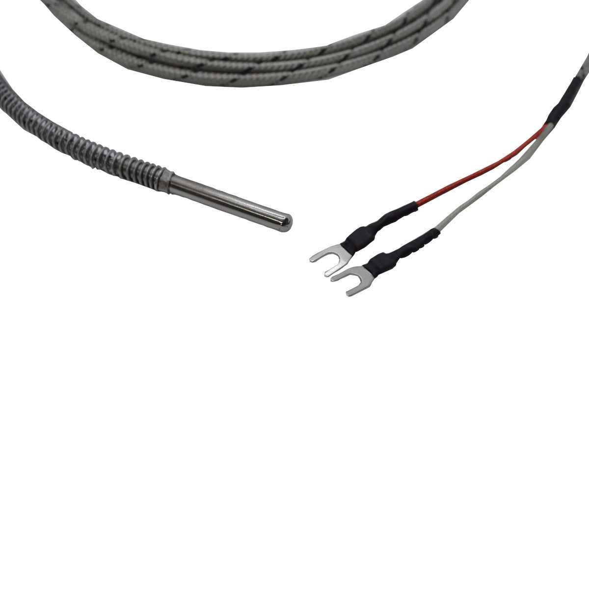 TCX-300-J - TERMOPAR TIPO J DIAMETRO 3/16 X 1 1/4 LONG.CON EXTENSION DE 3 METROS DE CABLE, MAX. 500¡C