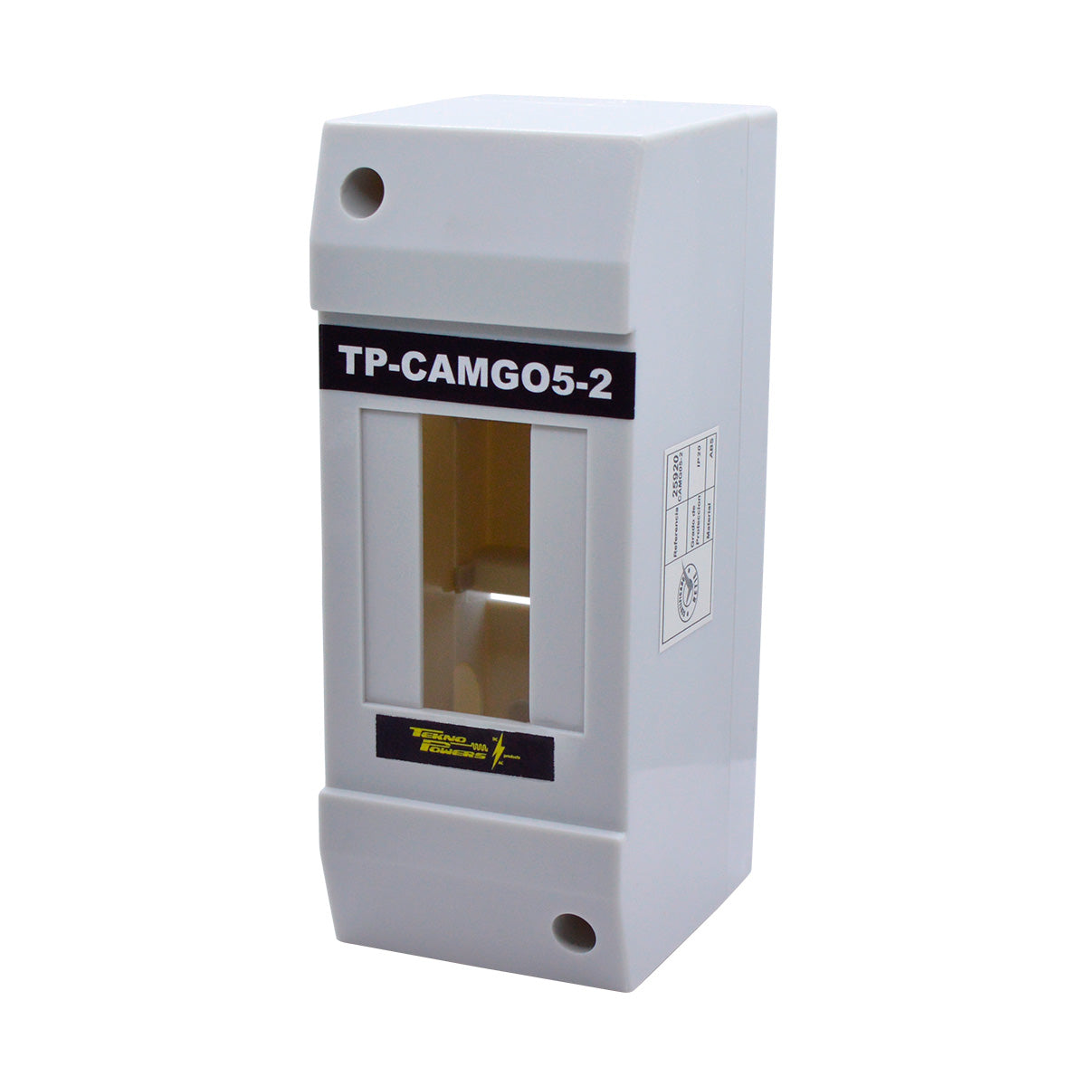 TP-CAMG05-2 - CAJA PLASTICA P/BREAKER C/RIEL 2P