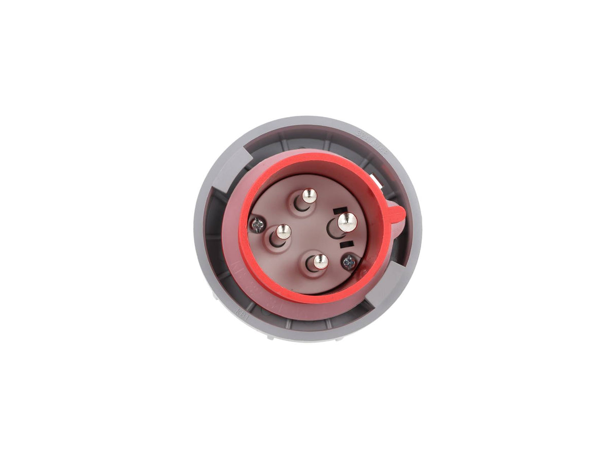 TP-CIP-3PT32LT — CONECTOR INDEPENDIENTE MACHO PARA EXT. CON CANDADO3P+T, 32A, (PARA HEMBRAS #TP-CIS-3PT32HET/ TP-CIS-3PT32ST)