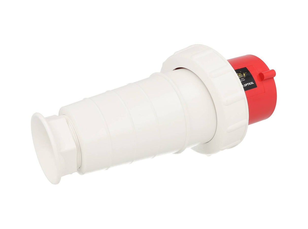 TP-CIP-3PT63L — CONECTOR INDEPENDIENTE MACHO PARA EXT. CON CANDADO3P+T, 63A, 415VCA, (PARA HEMBRA #TP-CIS-3PT63S/ TP-CIS-3PT63E/ TP-CIS-3PT63H)