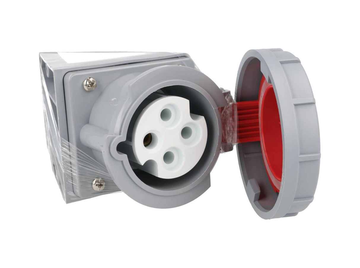 TP-CIS-3PT32ST — CONECTOR IND HEMBRA PARA SOBREPONER 3P+T32A, 415VCA, (MACHO #TP-CIP-3PT32LT)