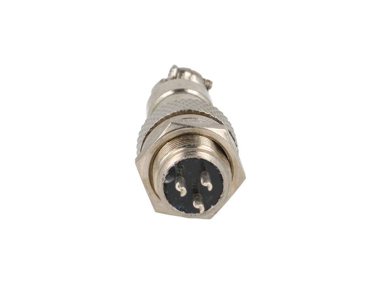 TP-GX12-3P — CONECTORES (PAR) GX12 3 PIN MACHO/HEMBRAPARA PANEL Y EXTENSION 7A/125VCA, 12mm