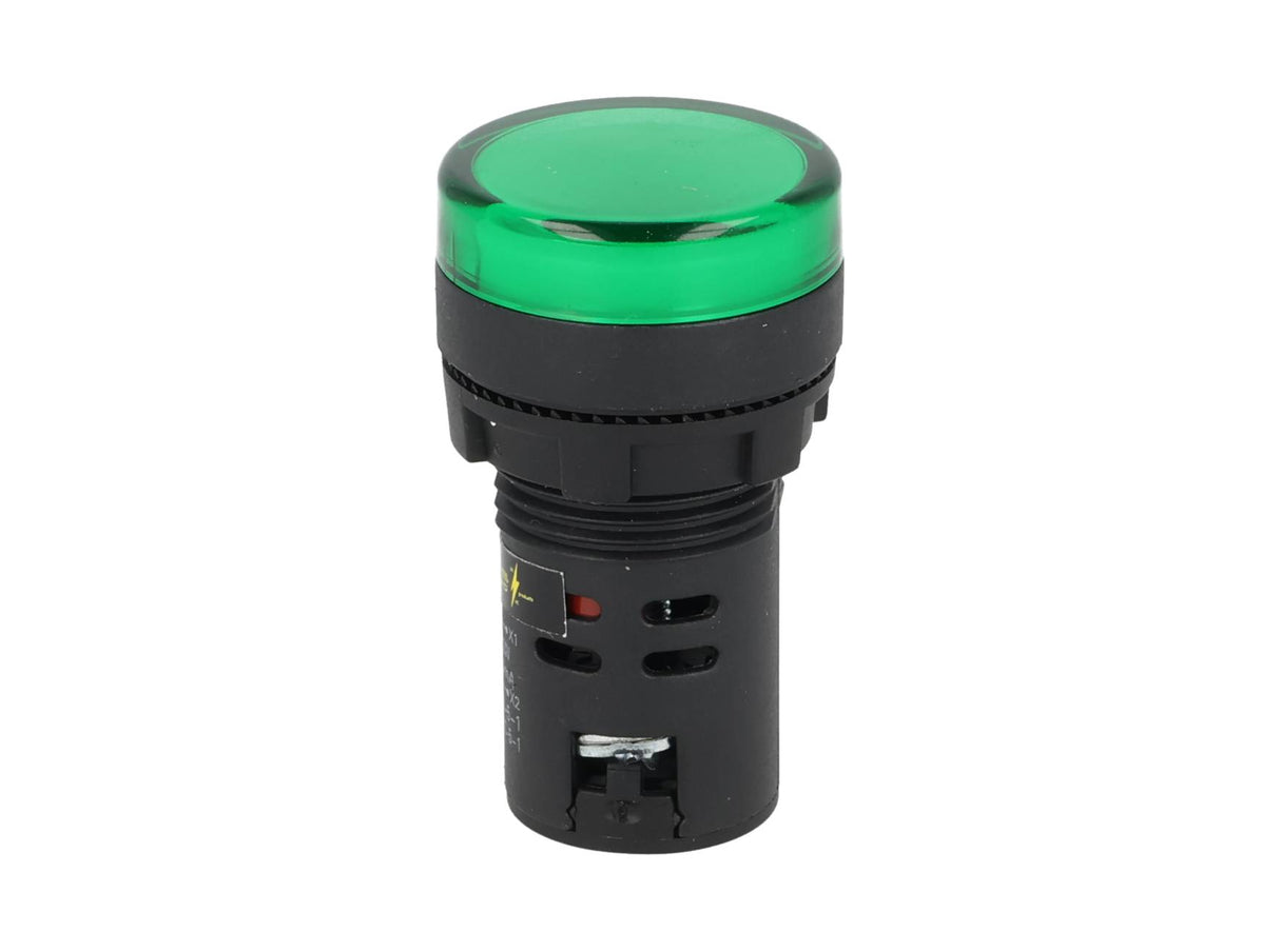 TP-LI22-G Ñ LAMPARA PILOTO LED VERDE 22mm 220VCA PLASTICO *NO SON A PRUEBA DE EXPLOSION*
