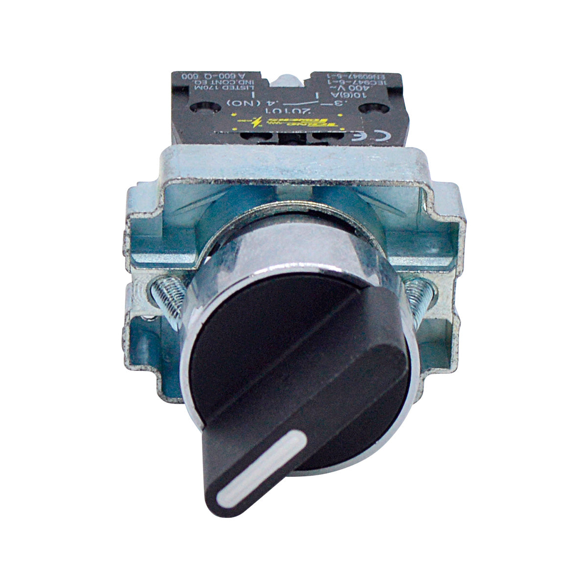 TP-R22-2 Ñ SELECTOR 2 POS. MANETA CORTA 22MM ,1NA 10A 400V *NO SON A PRUEBA DE EXPLOSION*