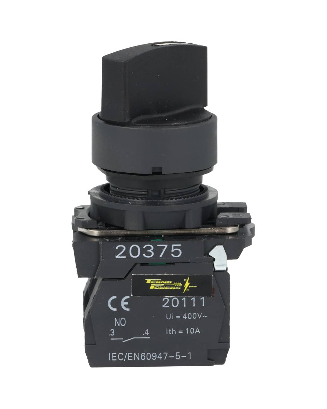 TP-XB5-3 — SELECTOR PLASTICO 3POS. 2NA 22mmCA110/15A, CA220/6A *NO SON A PRUEBA DE EXPLOSION*