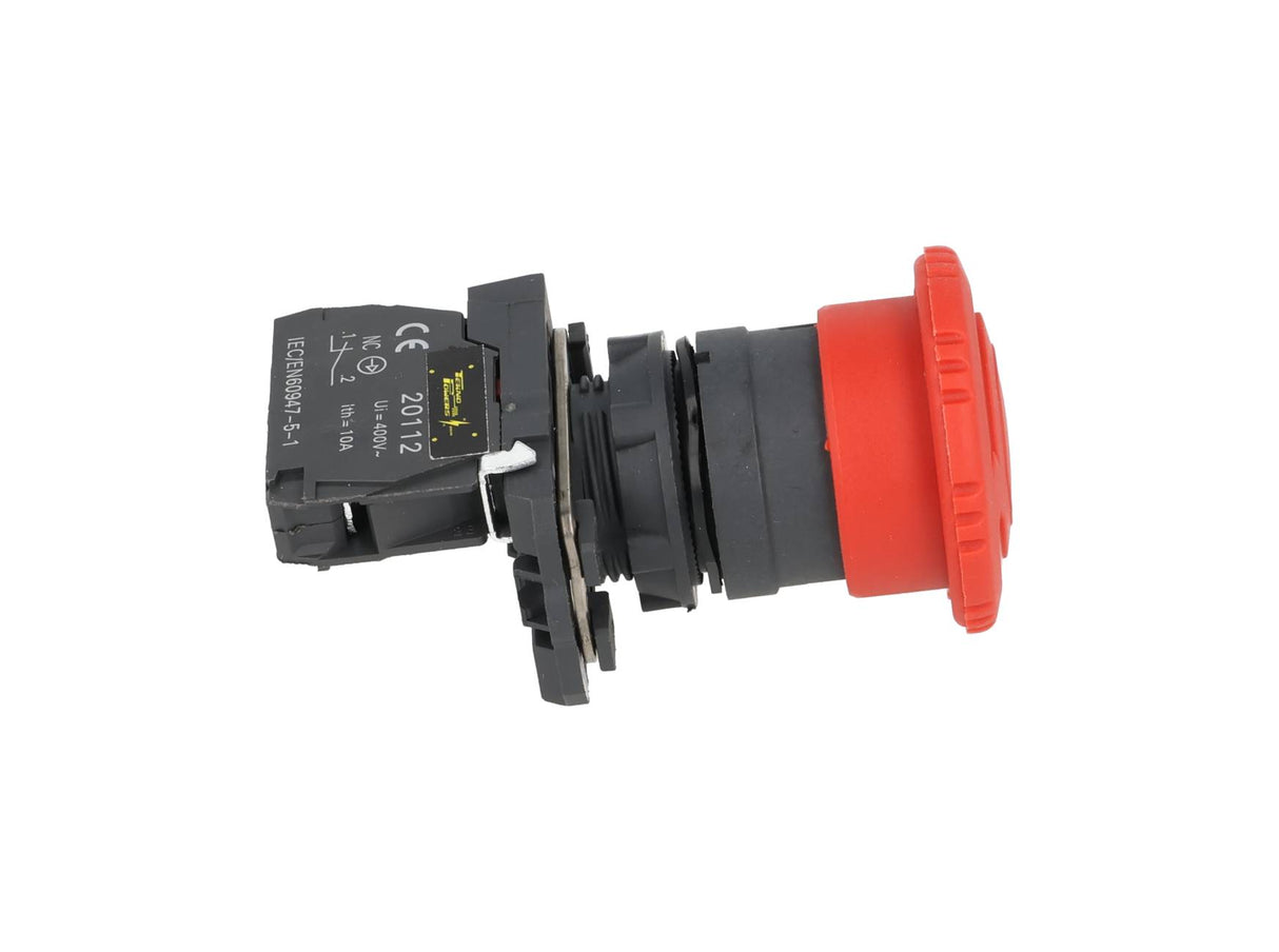 TP-XB5-ER — BOTON HONGO 40mm PLASTICO DE EMERGENCIA1NC 22mm, TIPO HONGO *NO SON A PRUEBA DE EXPLOSION*