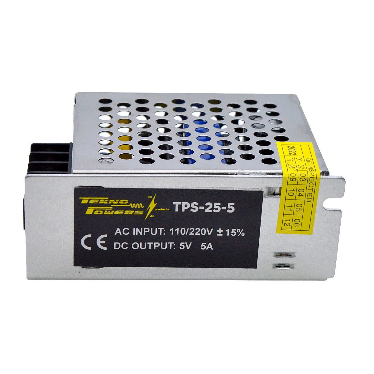 TPS-25-5 — FUENTE DE VOLTAJE 5V/5A/25W, 110-220VCA 85 X 57 X 33mm