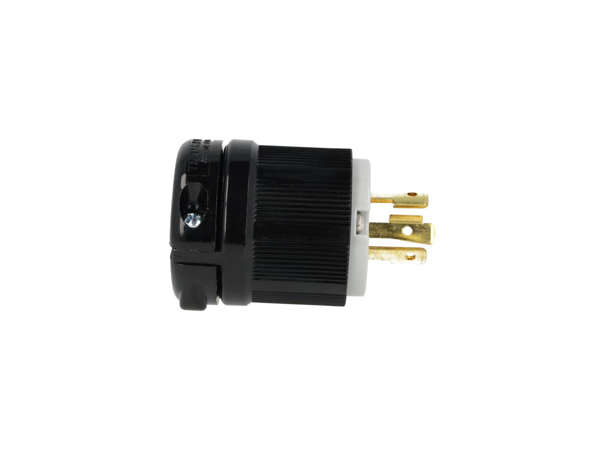 WJ-8321 — CLAVIJA INDUSTRIAL CON SEGURO 20A/250VCA2 POLOS (1 FASE) + TIERRA