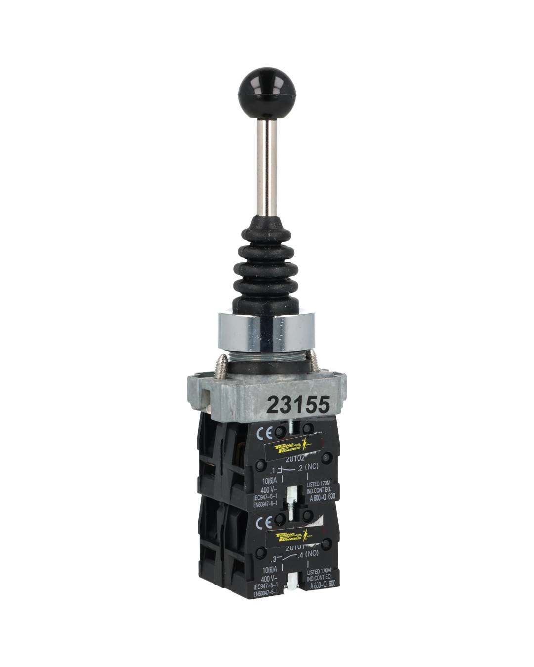 XD2-PA24 — JOYSTICK 4 POSICIONES MOMENTANEO (4NA) 10AMP.400VCA/240VCA3A 22mm (4 BLOCK DE CONT *NO SON A PRUEBA DE EXPLOSION*