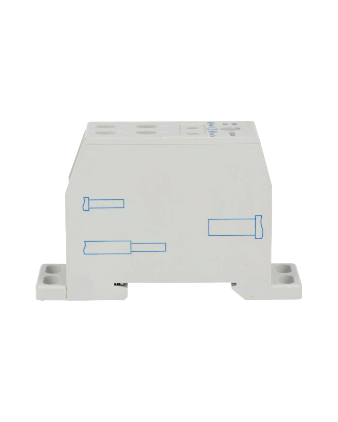 XK2-1/0/4X6 — BLOQUE DE DISTRIBUCION MULTIPROPOSITO 150A MAX.4 CONDUCTORES, CALIBRE 6 AWG