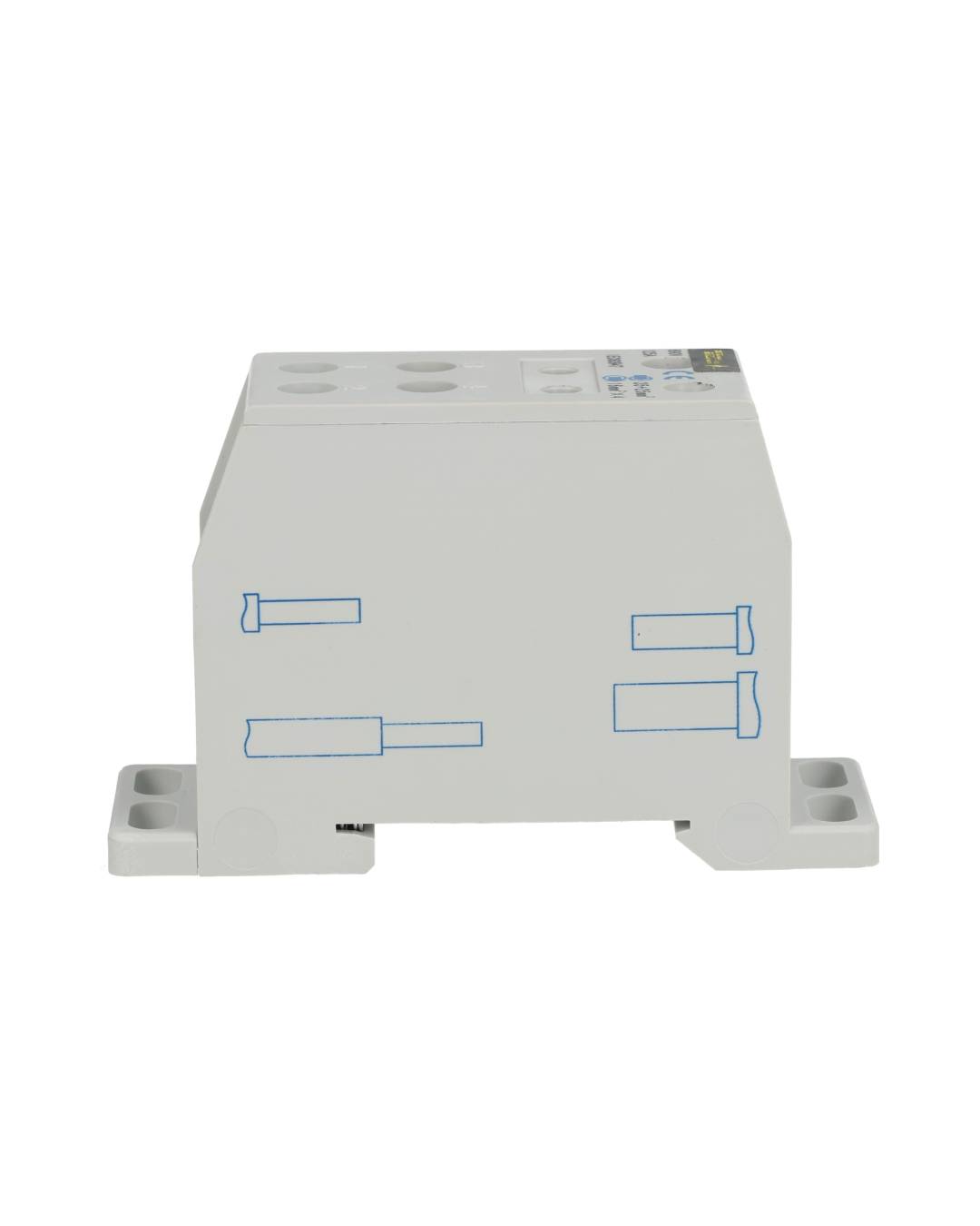 XK2-D2-4/4X6 — BLOQUE DE DISTRIBUCION MULTIPROPOSITO 125A MAX.4 CONDUCTORES, CALIBRE 6 AWG