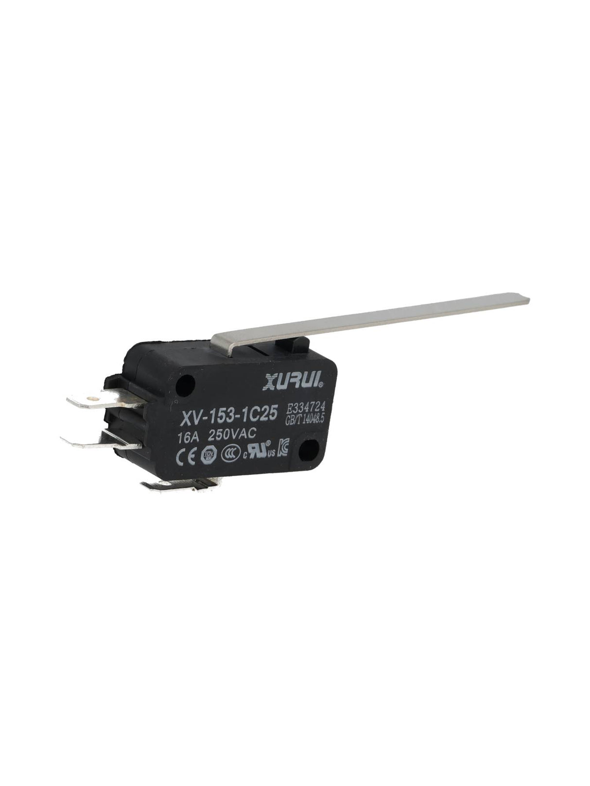 XV-153-1C25 — MICROSWITCH PALANCA LARGA 16A 250V
