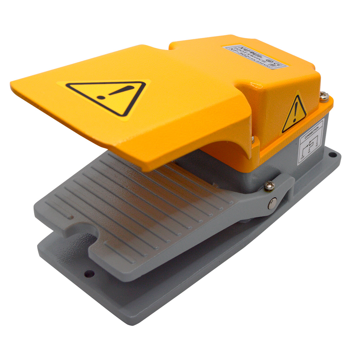 XF-302 - INTERRUPTOR DE PEDAL 15A 220VCA GRANDE CON CUBIERTA CUERPO DE METAL NA