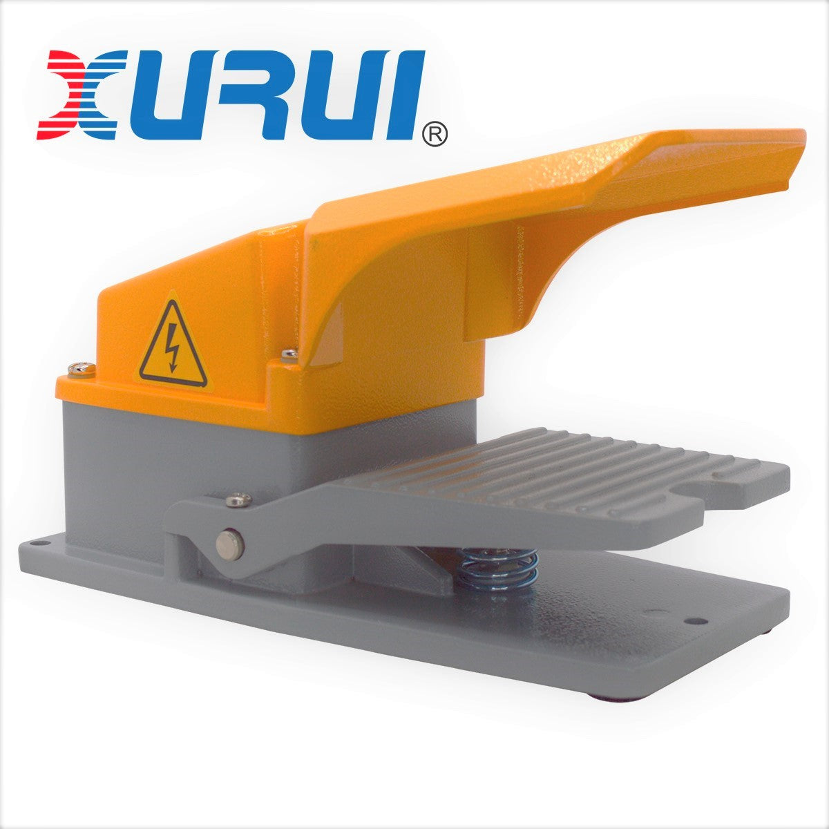 XF-302 - INTERRUPTOR DE PEDAL 15A 220VCA GRANDE CON CUBIERTA CUERPO DE METAL NA