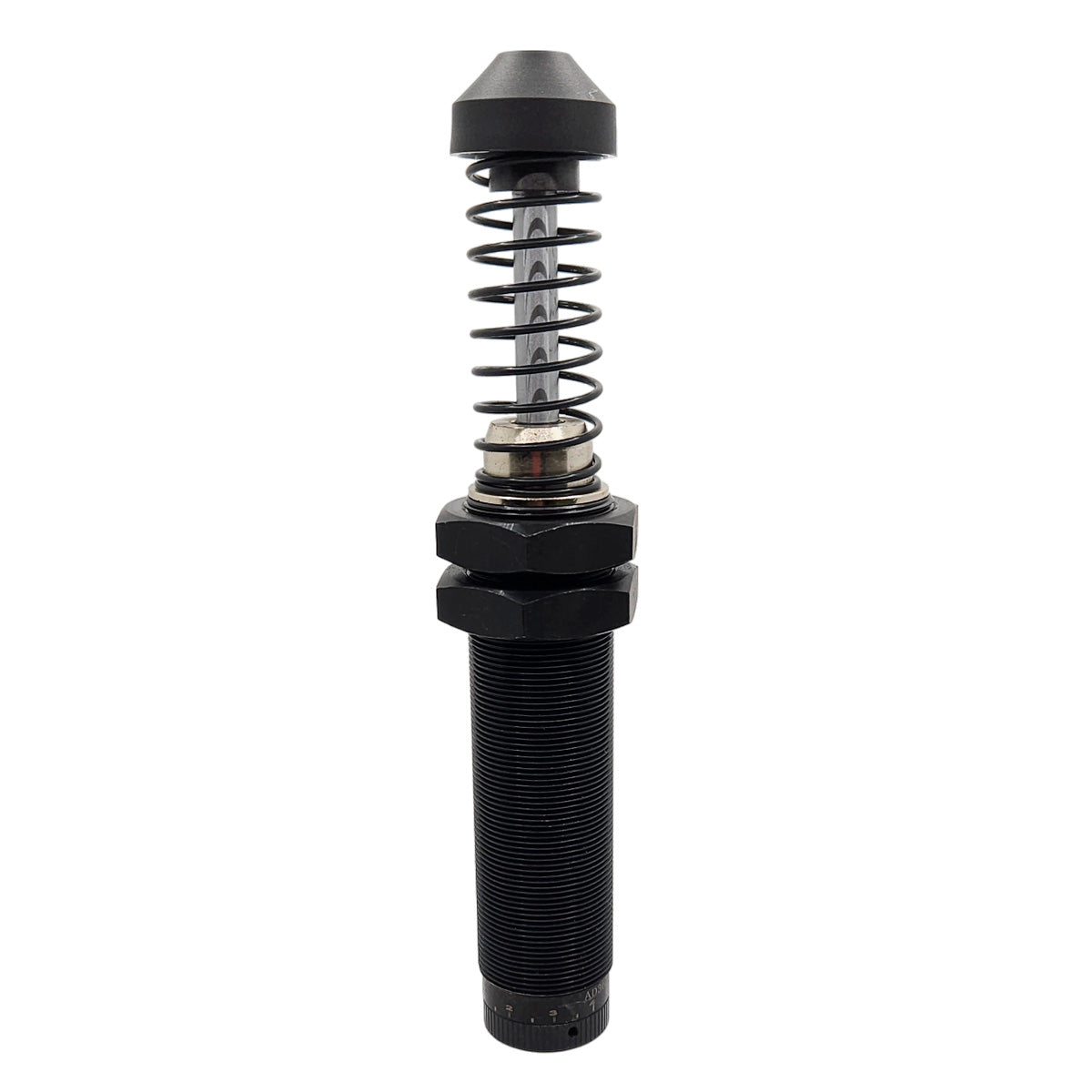 AD-3650-1 — AMORTIGUADOR DE CHOQUE AJUSTABLE LONG DE CARRERA 50mm, ENERGIA DE ABSORCION 300N.m, MçX MASA EFECTIVA 1400KG, VEL. DE IMPACTO 3m/s