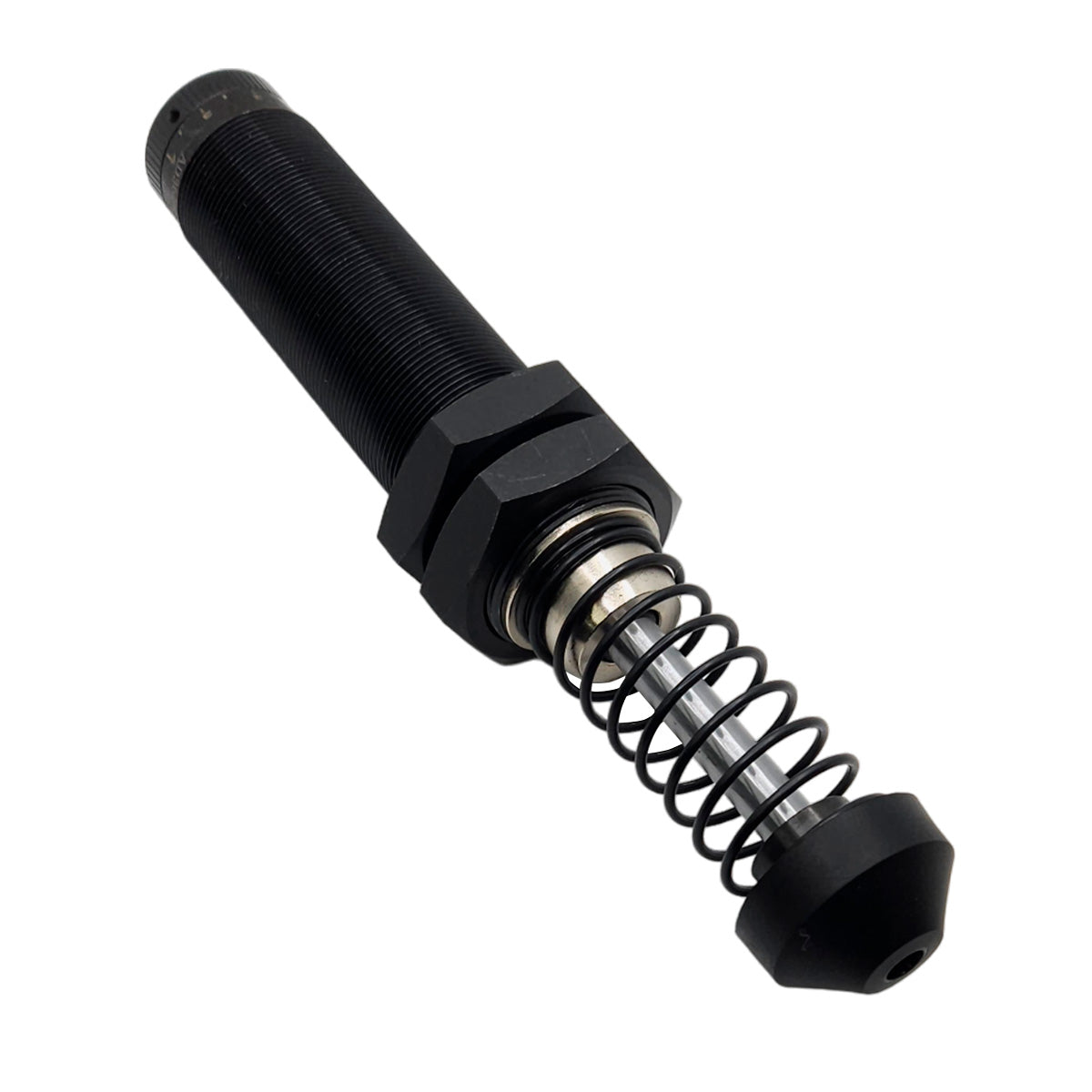 AD-3650-1 — AMORTIGUADOR DE CHOQUE AJUSTABLE LONG DE CARRERA 50mm, ENERGIA DE ABSORCION 300N.m, MçX MASA EFECTIVA 1400KG, VEL. DE IMPACTO 3m/s