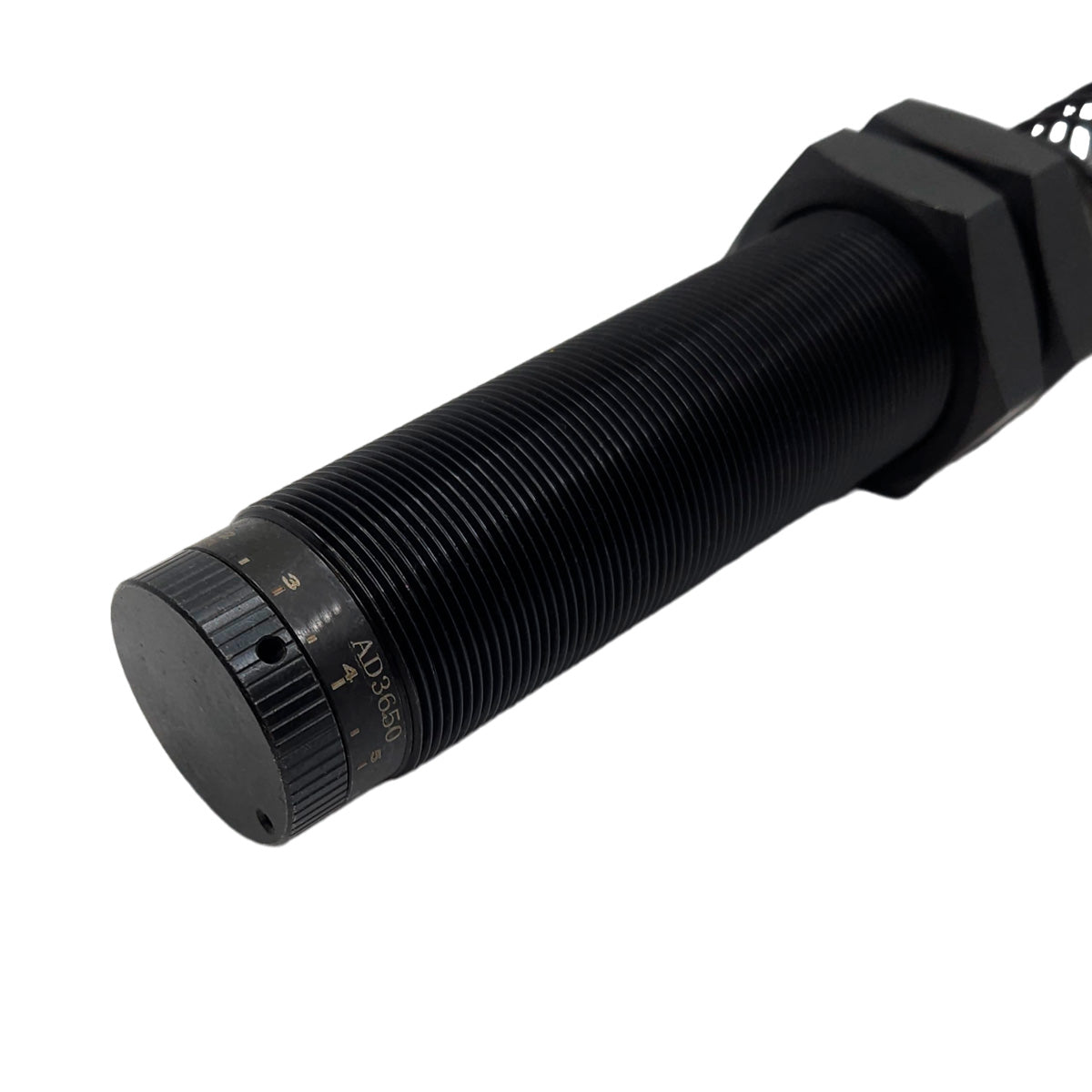 AD-3650-1 — AMORTIGUADOR DE CHOQUE AJUSTABLE LONG DE CARRERA 50mm, ENERGIA DE ABSORCION 300N.m, MçX MASA EFECTIVA 1400KG, VEL. DE IMPACTO 3m/s