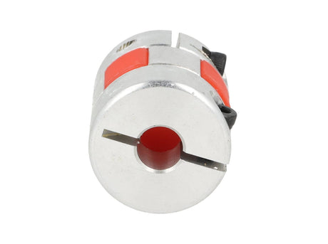 BF-8X8-D25L30 — COPLE FLEXIBLE ALUMINIO D1 8mm, D2 8mm, DEXT 25mm, LONGITUD 30mm, TIPO ESTRELLA TORQUE 1.5Nm, VELOCIDAD MAXIMA 6.500RPM