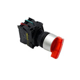 BKJ2465 — SELECTOR 2 POS.1NA/1NC 22mm LED ROJO CAPACIDAD DE CONTACTOS MANETA LARGA CA110-660/15A, CD110/6A *NO SON A PRUEBA DE EXPLOSION*
