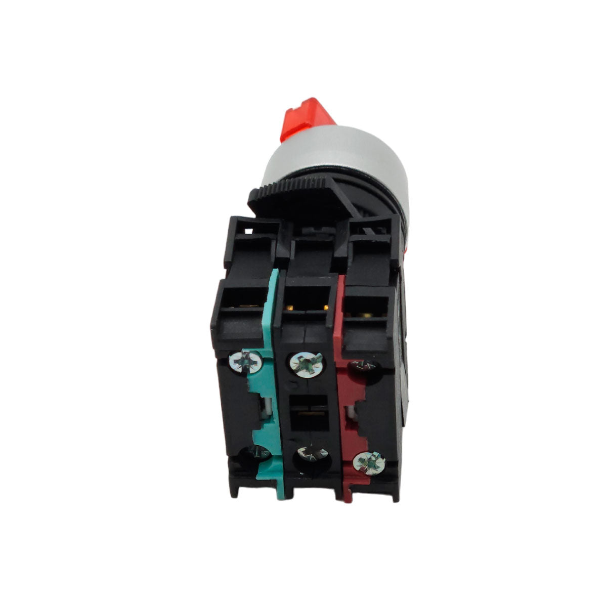 BKJ2465 — SELECTOR 2 POS.1NA/1NC 22mm LED ROJO CAPACIDAD DE CONTACTOS MANETA LARGA CA110-660/15A, CD110/6A *NO SON A PRUEBA DE EXPLOSION*