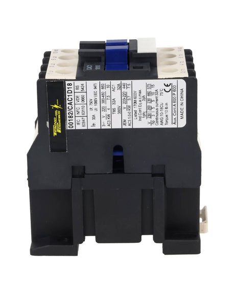CAC-1820 — CONTACTOR 18A-CA3 32A-CA1 ANTS LC1832-10220VCA, TRABAJO LIVIANO, CONTACTO AUXILIAR 1NA