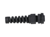 CGE-PG9 — CONECTOR GLAND. NEGRO CON ESPIRAL PG9 INCLUYE TUERCA BARRENO 19/32