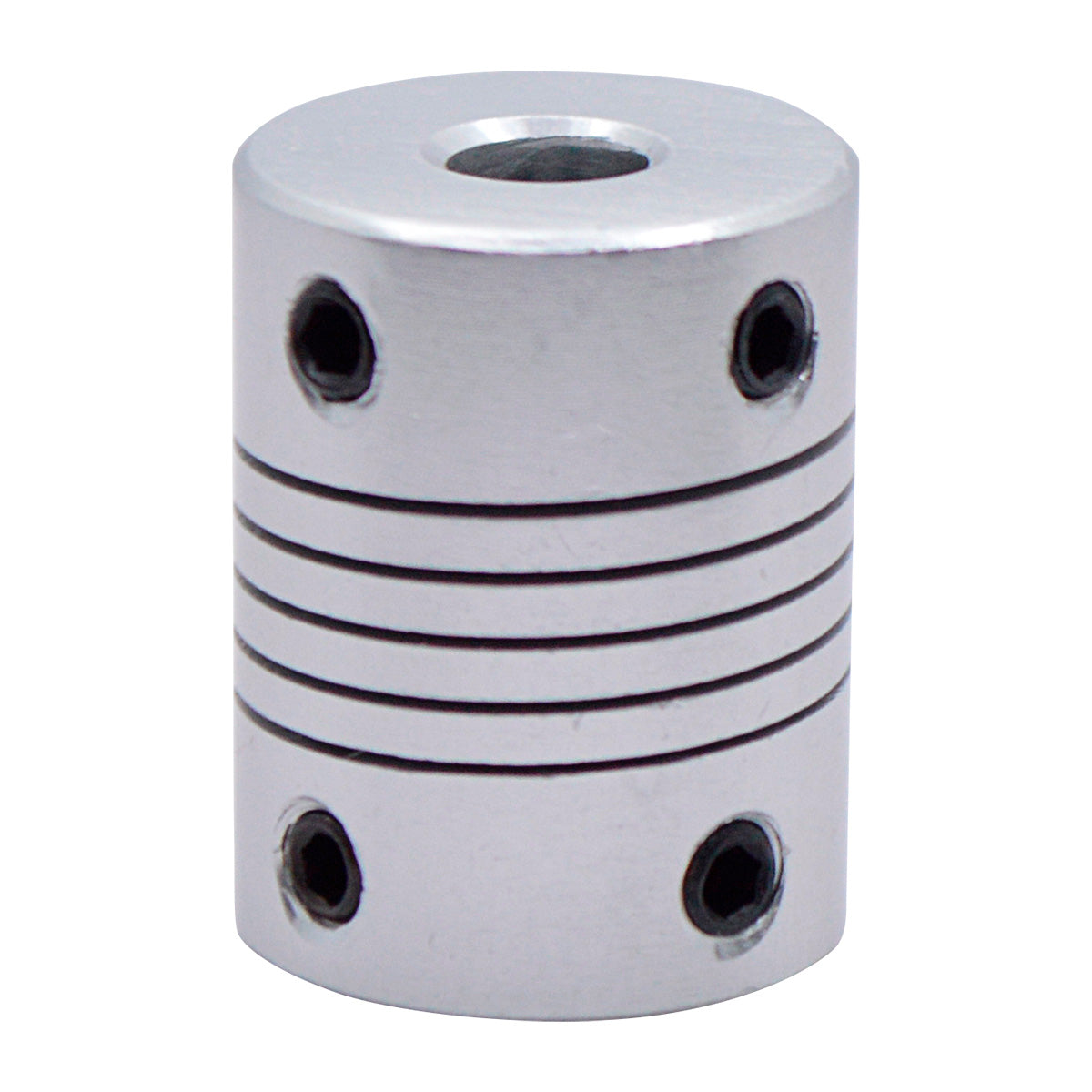 DR-6X6-D19L25 - COPLE FLEXIBLE ALUMINIO D1 6mm, D2 6mm, DEXT 19mm, LONGITUD 25mm, TORQUE 1Nm, VELOCIDAD MAXIMA 19.000RPM