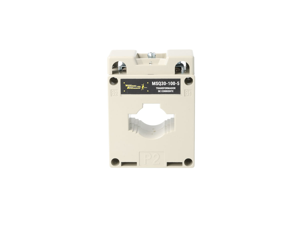MSQ30-100-5 — TRANSFORMADOR DE CORRIENTE (DONA) 100/5A VENTANA 30 X 10mm, 660VMAX CLASE 1.5