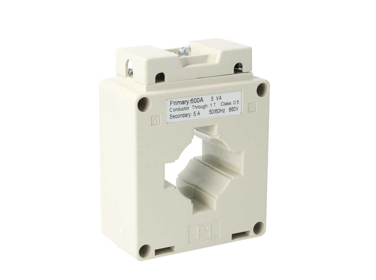 MSQ40-600-5 — TRANSFORMADOR DE CORRIENTE (DONA) 600/5A VENTANA 40 X 10mm 660VMAX CLASE 1.5
