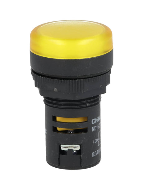 NP16-22DSY — LAMPARA PILOTO TIPO LED UL 220VAC, ¿22mmCOLOR AMARILLO *NO SON A PRUEBA DE EXPLOSION*