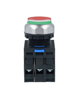 NP8-11SD — BOTONERA DOBLE ROJO VERDE CON LED 110-230V1NA-1NC *NO SON A PRUEBA DE EXPLOSION*