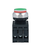 NP8-11SD — BOTONERA DOBLE ROJO VERDE CON LED 110-230V1NA-1NC *NO SON A PRUEBA DE EXPLOSION*