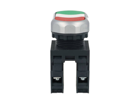 NP8-11S — BOTONERA DOBLE ROJO VERDE 1NA-1NC*NO SON A PRUEBA DE EXPLOSION*