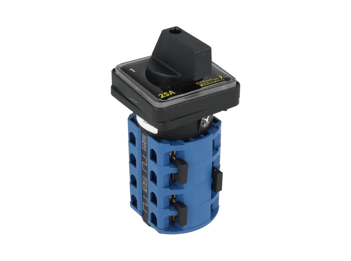 SA25-3-4 - SELECTOR 2 VELOCIDADES 3 POSICIONES (1, 0, 2) 25A48 X48mm, 240/440VCA