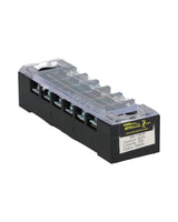 TB-1506 — BLOQUE DE TERMINALES MONTAJE FIJO 15AMP6 POLOS, 600V, CALIBRE 16 AWG, 100¡C (A PRUEBA DE FUEGO) , 17x72x22mm
