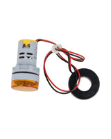 TP-A122 — AMPERIMETRO DIGITAL 100A 220VCA 22mm RESTADO NDO PANTALLA AMARILLA