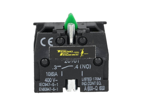 TP-B22XB2NO — BLOQUE DE CONTACTO NA 10A 400VCA*NO SON A PRUEBA DE EXPLOSION*