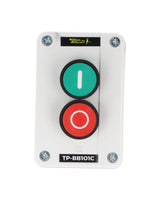 TP-BB1O1C — PULSADOR EN CAJA 1NA+1NC *INICIO/ALTO*3A 240V *NO SON A PRUEBA DE EXPLOSION*