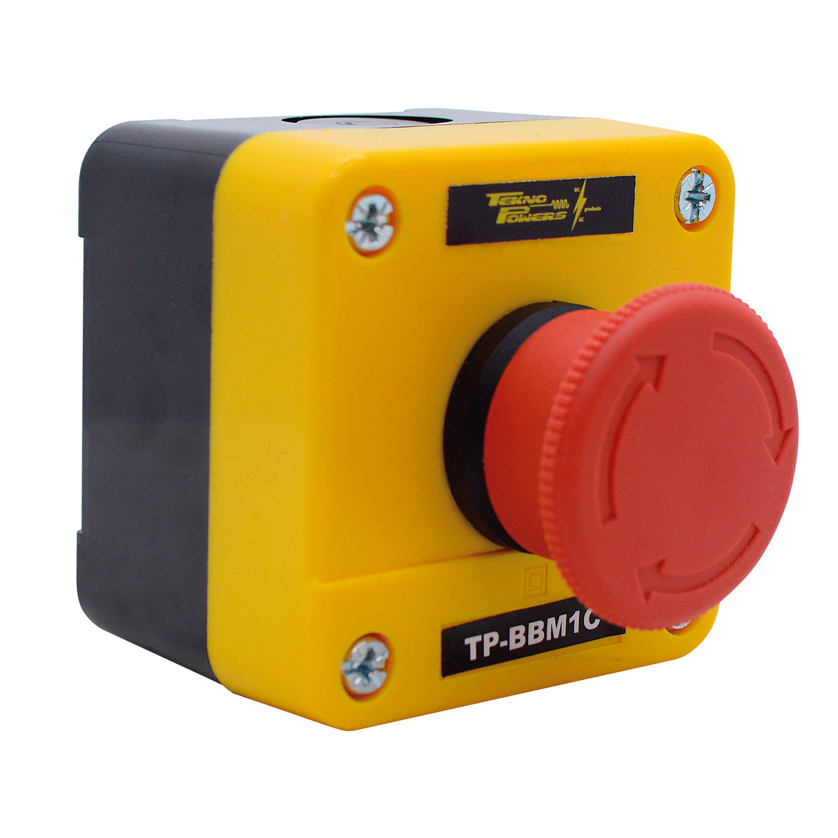 TP-BBM1C Ñ PULSADOR EN CAJA 1NC HONGO DE EMERGENCIA, 3A240V *NO SON A PRUEBA DE EXPLOSION*