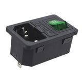 TP-CF-G — INTERRUPTOR CON FUSIBLE Y CONECTOR PARA GABINETE, 125VCA/10AMP.COLOR VERDE