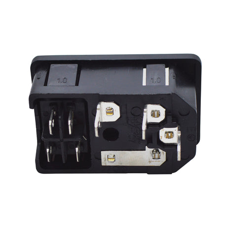 TP-CF-G — INTERRUPTOR CON FUSIBLE Y CONECTOR PARA GABINETE, 125VCA/10AMP.COLOR VERDE