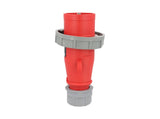 TP-CIP-3PT16LT — CONECTOR INDEPENDIENTE MACHO PARA EXT. CON CANDADO3P+T 16A, 415VCA (PARA HEMBRAS #TP-CIS-3PT16HET/ TP-CIS-3PT16ST)
