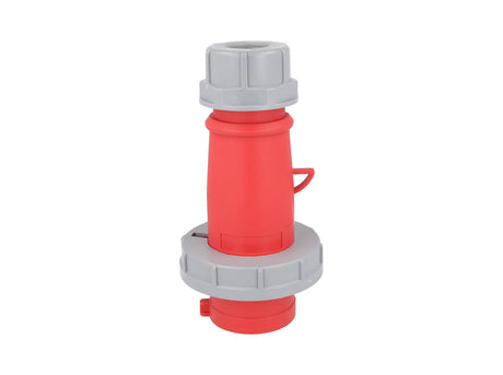 TP-CIP-3PT32LT — CONECTOR INDEPENDIENTE MACHO PARA EXT. CON CANDADO3P+T, 32A,  (PARA HEMBRAS #TP-CIS-3PT32HET/ TP-CIS-3PT32ST)